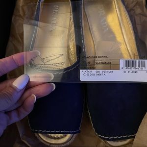 Never worn Prada Espadrilles runs small